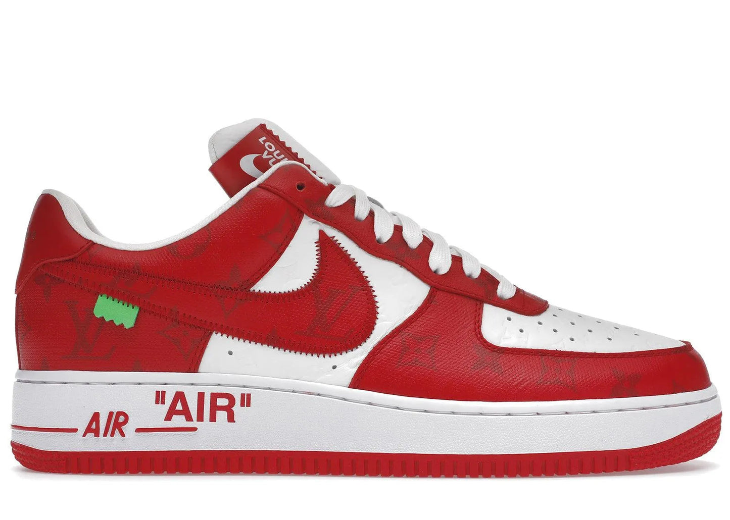 Louis Vuitton x Nike Air Force 1 Low by Virgil Abloh White Red
