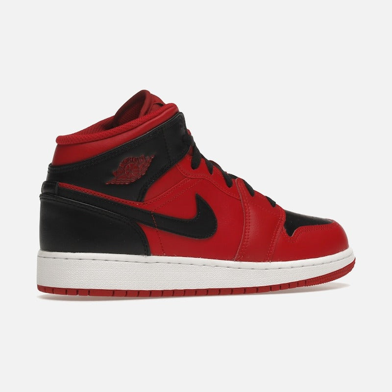 jordan 1 mid reverse bred (2021) (gs)