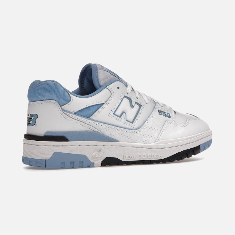 New Balance 550 Unc White University Blue
