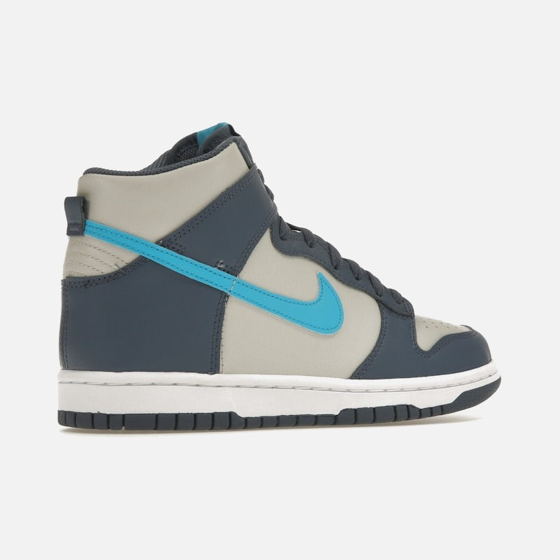 nike dunk high light bone diffused blue (gs)