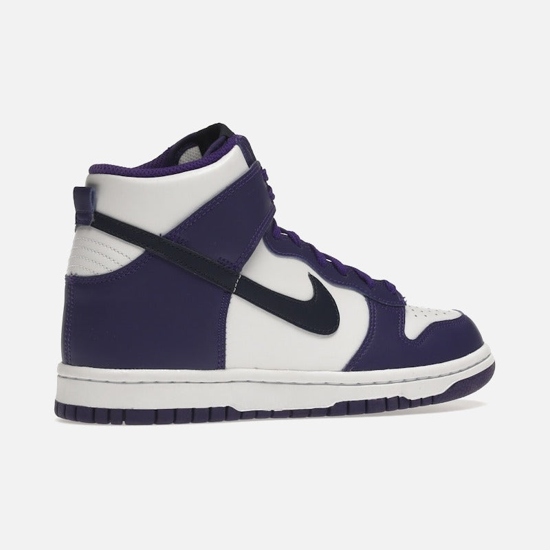 nike dunk high electro purple midnght navy (gs)