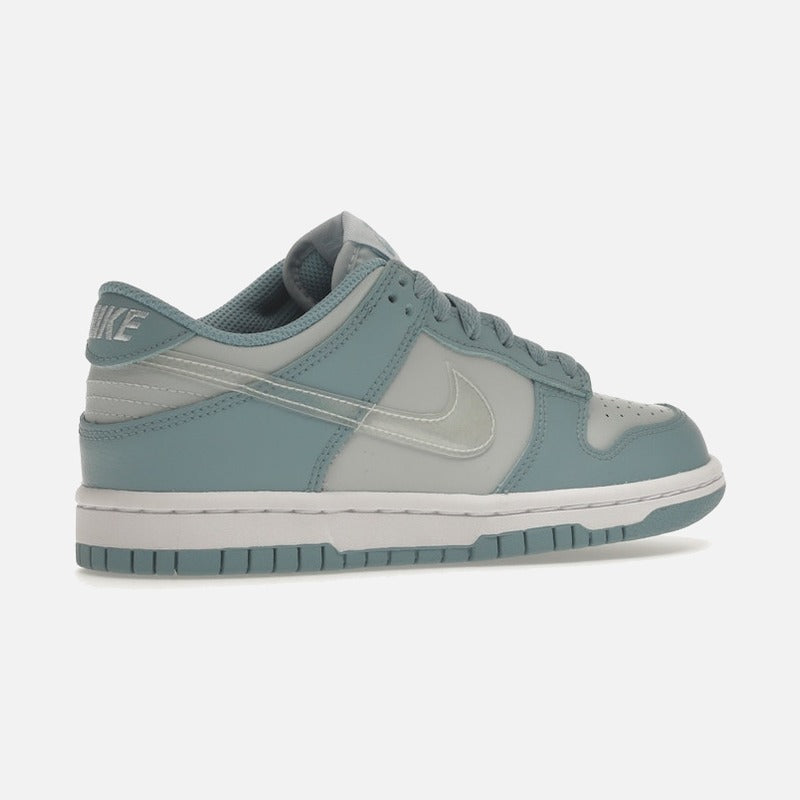 nike dunk low clear blue swoosh (gs)