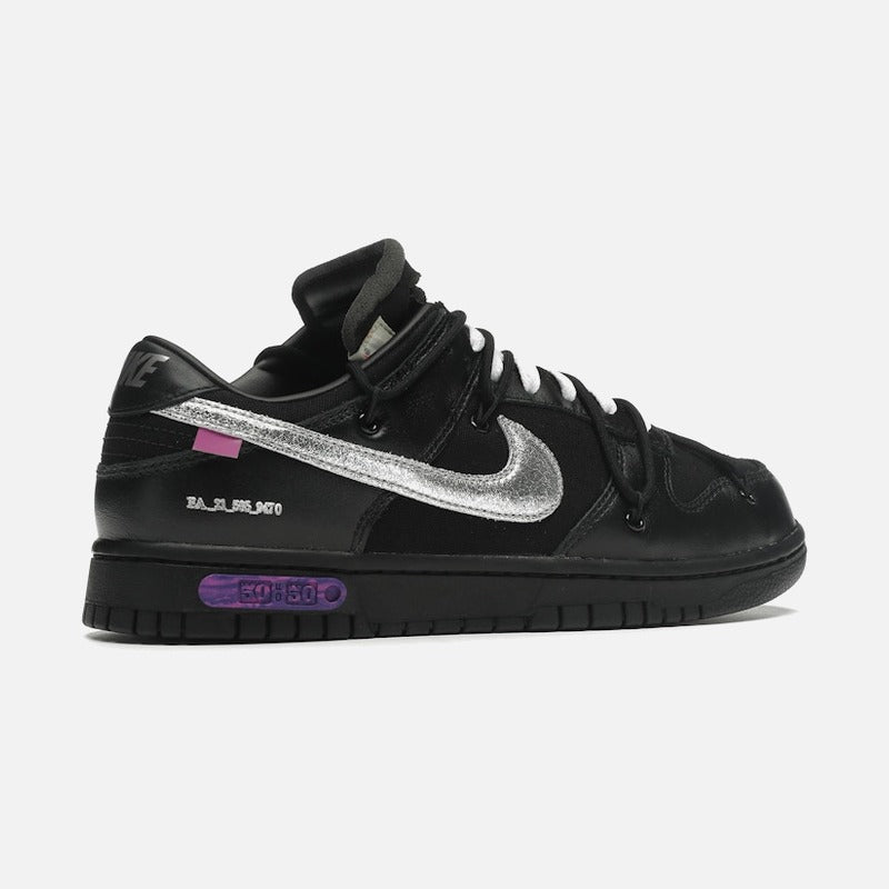 nike dunk low off-white lot 50