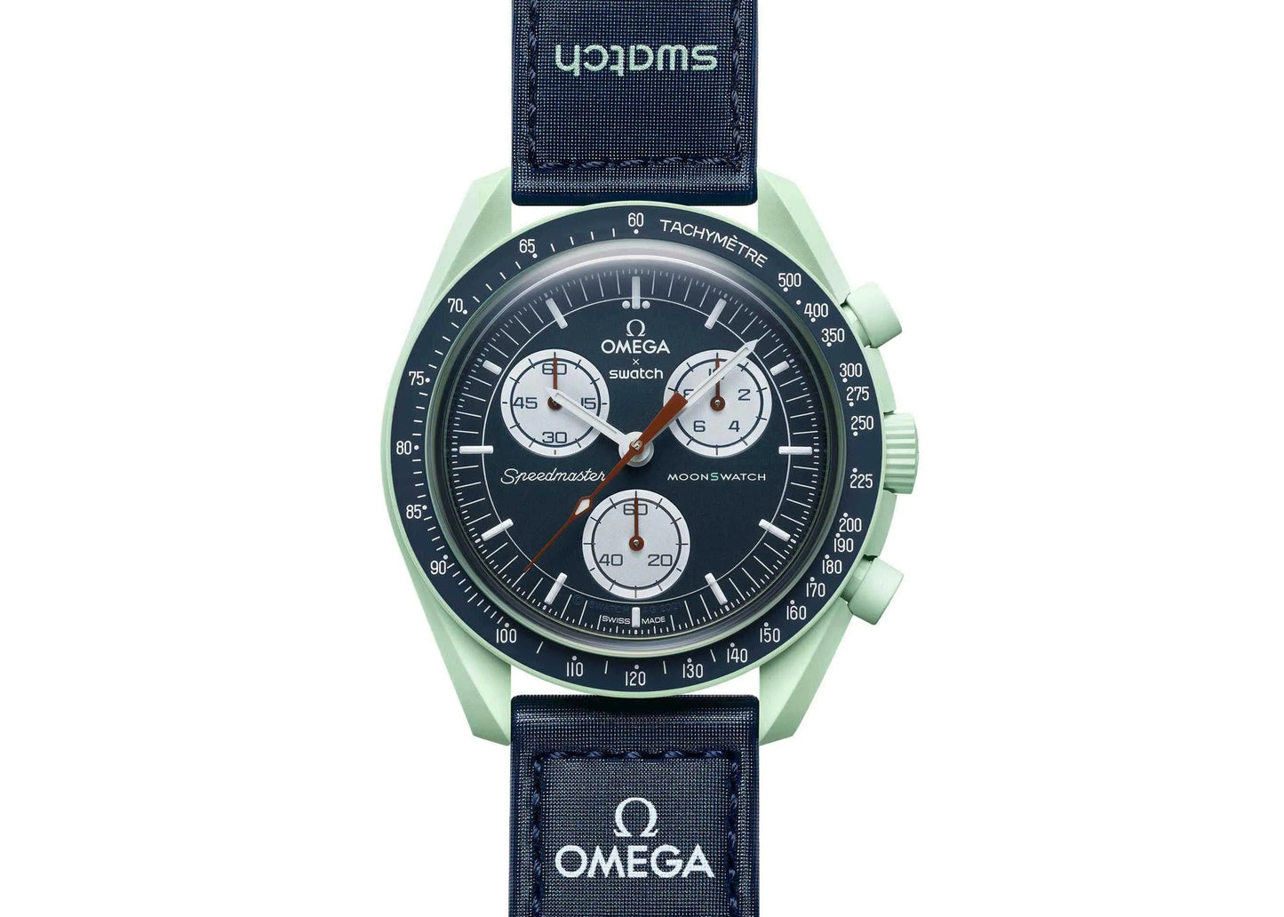 swatch x omega bioceramic moonswatch mission to earth so33g100
