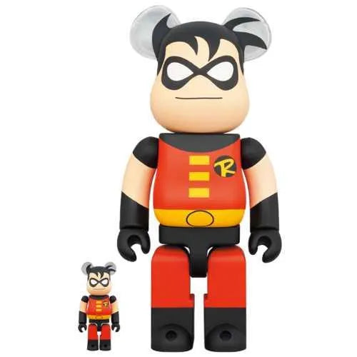 BEARBRICK 100% 400% THE NEW BATMAN ADVENTURES ROBIN