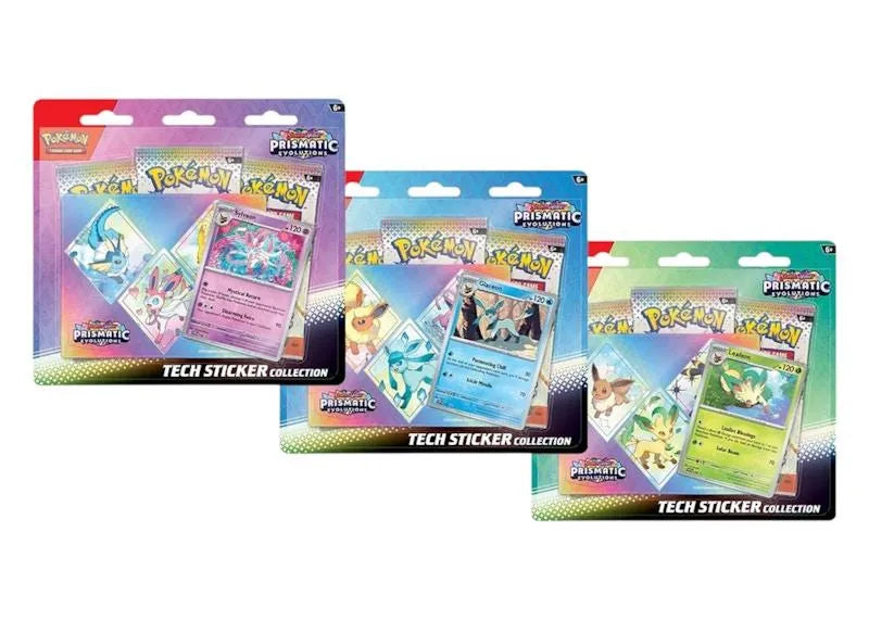 Pokémon Evoluzioni Prismatiche Collezione con Adesivo - ITA 3x lot