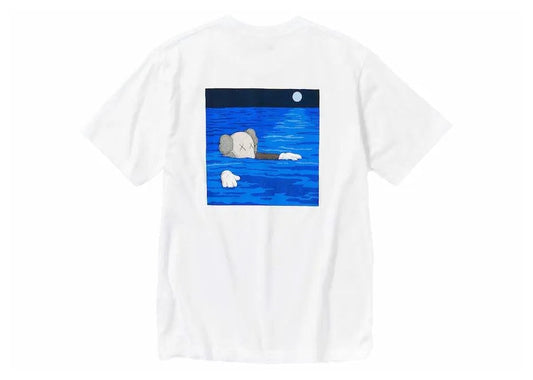 kaws x uniqlo ut short sleeve artbook cover t-shirt white