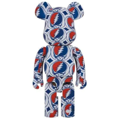 BEARBRICK 1000% GRATEFUL DEAD STEAL YOUR FACE