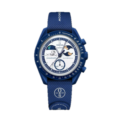 Swatch x Omega Bioceramic Moonswatch Mission To Earthphase Snoopy Gold (Beaver Moon)