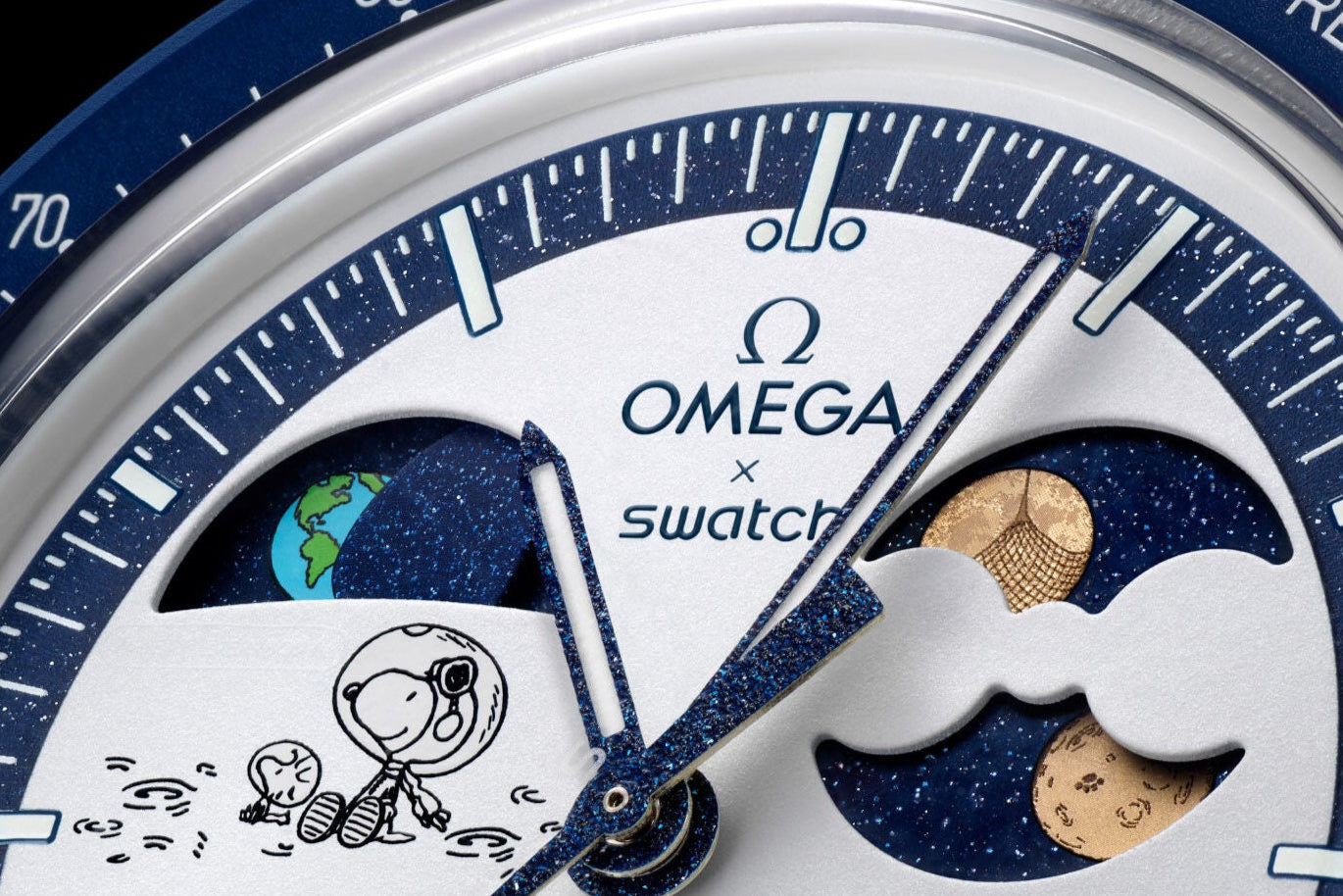 Swatch X Omega MISSION TO EARTHPHASE - MOONSHINE GOLD