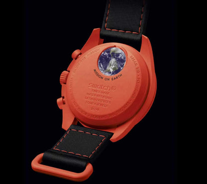 Swatch X Omega Bioceramic Moonswatch Mission On Earth - Lava
