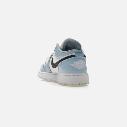 jordan 1 low ice blue black (gs)
