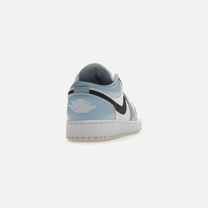 jordan 1 low ice blue black (gs)