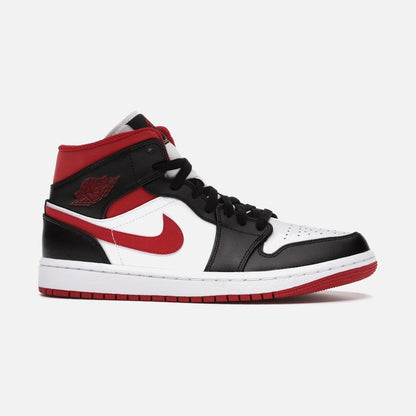 jordan 1 mid gym red black white