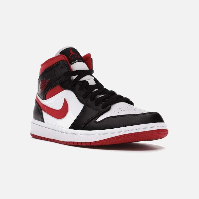 jordan 1 mid gym red black white