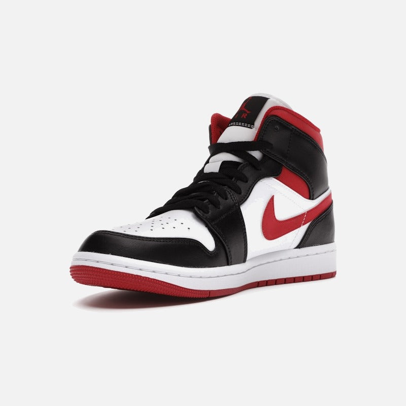 jordan 1 mid gym red black white