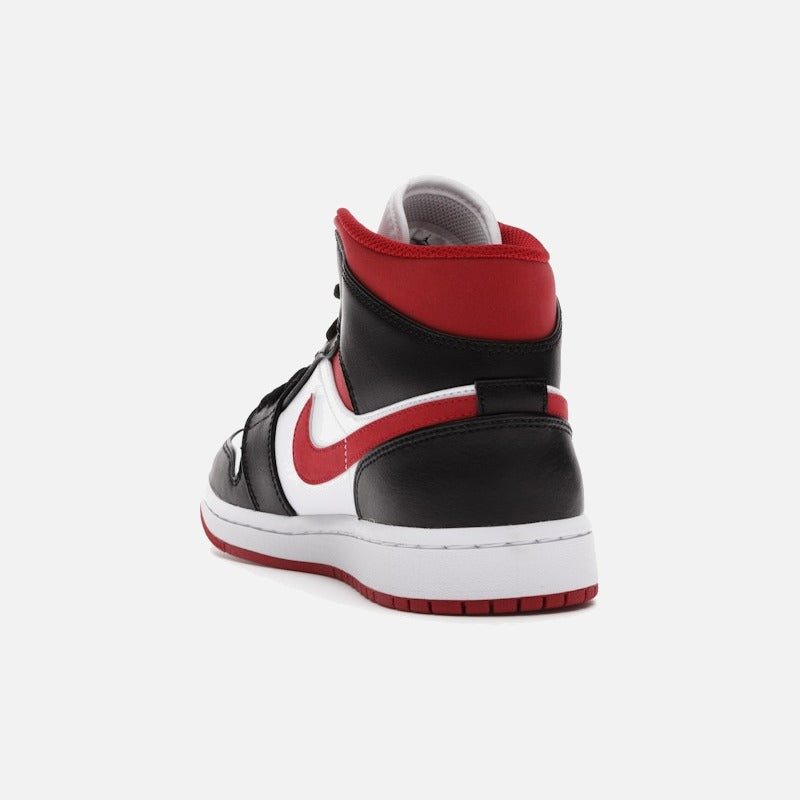 jordan 1 mid gym red black white