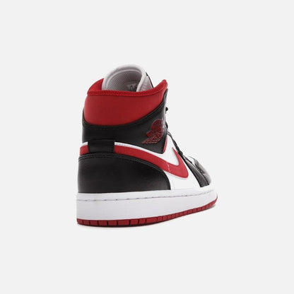 jordan 1 mid gym red black white