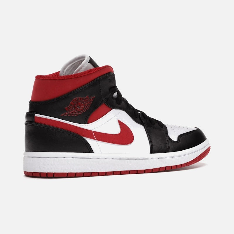 jordan 1 mid gym red black white