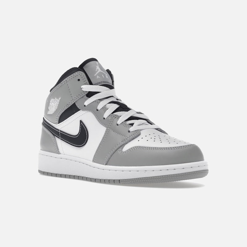 jordan 1 mid light smoke grey (gs)