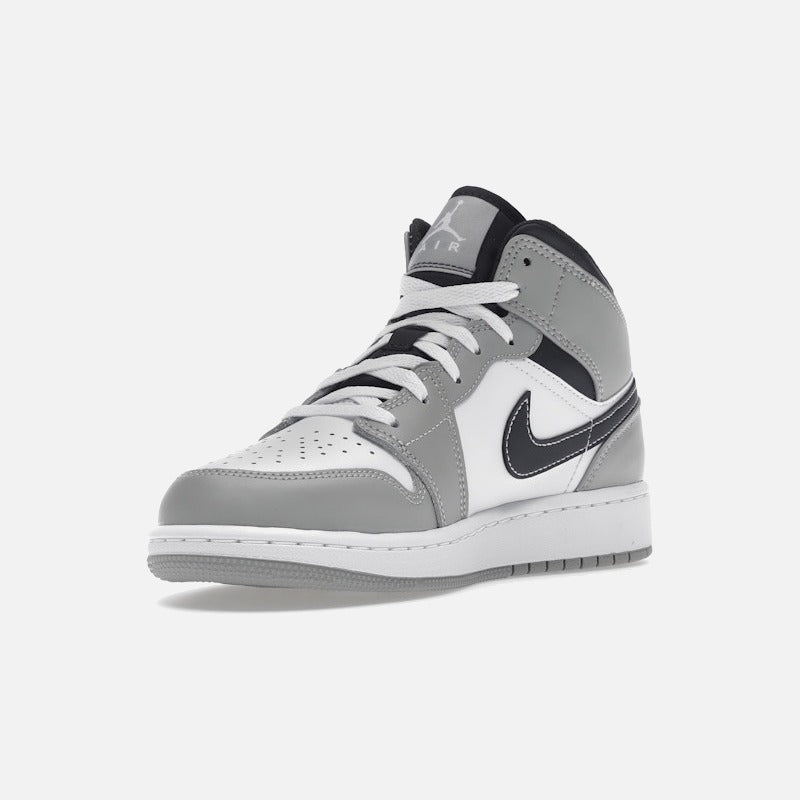 jordan 1 mid light smoke grey (gs)