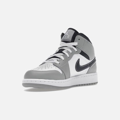 jordan 1 mid light smoke grey (gs)