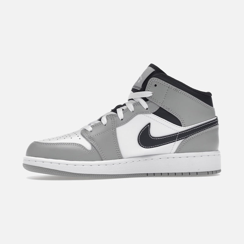 jordan 1 mid light smoke grey (gs)