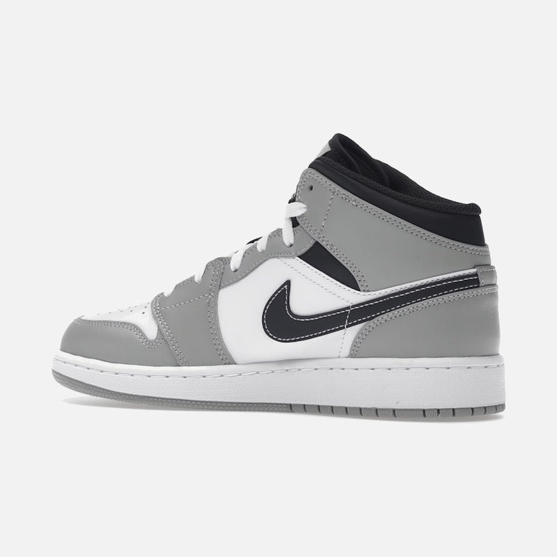 jordan 1 mid light smoke grey (gs)