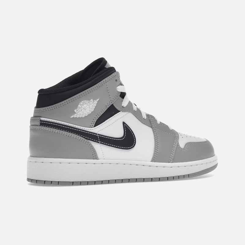 jordan 1 mid light smoke grey (gs)