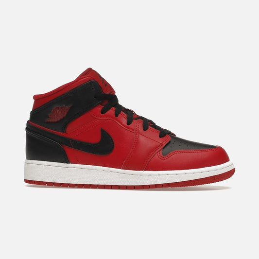 jordan 1 mid reverse bred (2021) (gs)