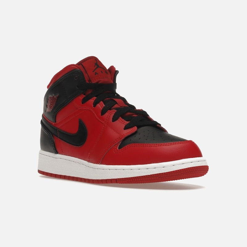 jordan 1 mid reverse bred (2021) (gs)