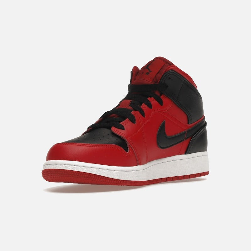 jordan 1 mid reverse bred (2021) (gs)