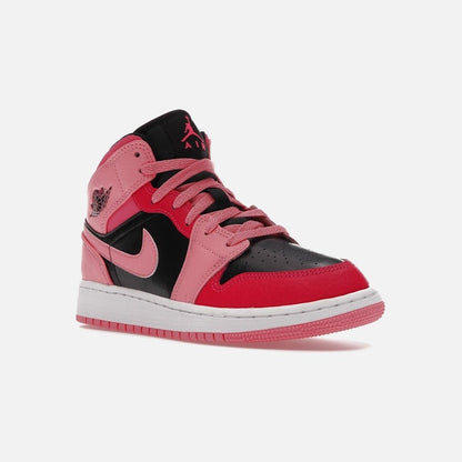 jordan 1 mid coral chalk (gs)