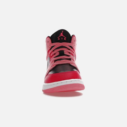 jordan 1 mid coral chalk (gs)