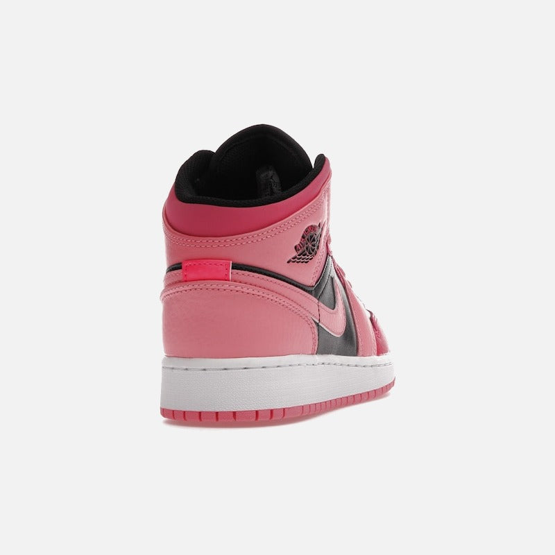 jordan 1 mid coral chalk (gs)