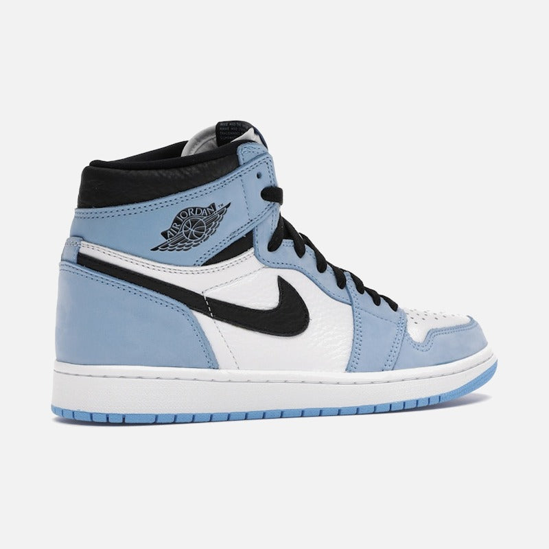 Jordan 1 retro high white university blue black