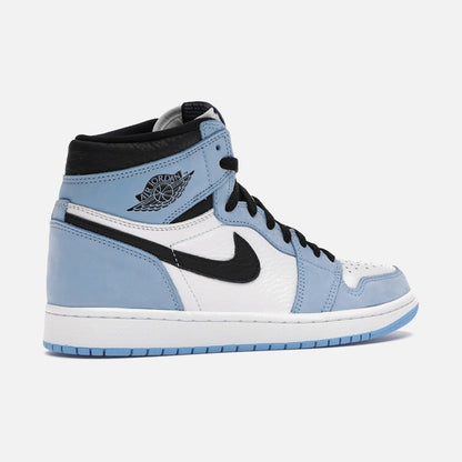 Jordan 1 retro high white university blue black