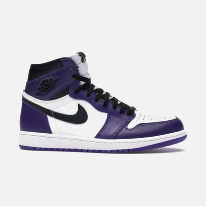 jordan 1 retro high court purple white