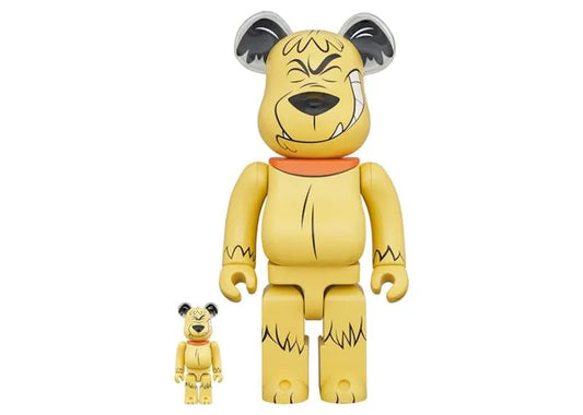 Bearbrick Wacky Races Muttley 100% & 400% Set
