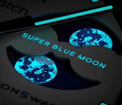 Swatch X Omega Bioceramic Moonswatch Mission To The Super Blue Moonphase