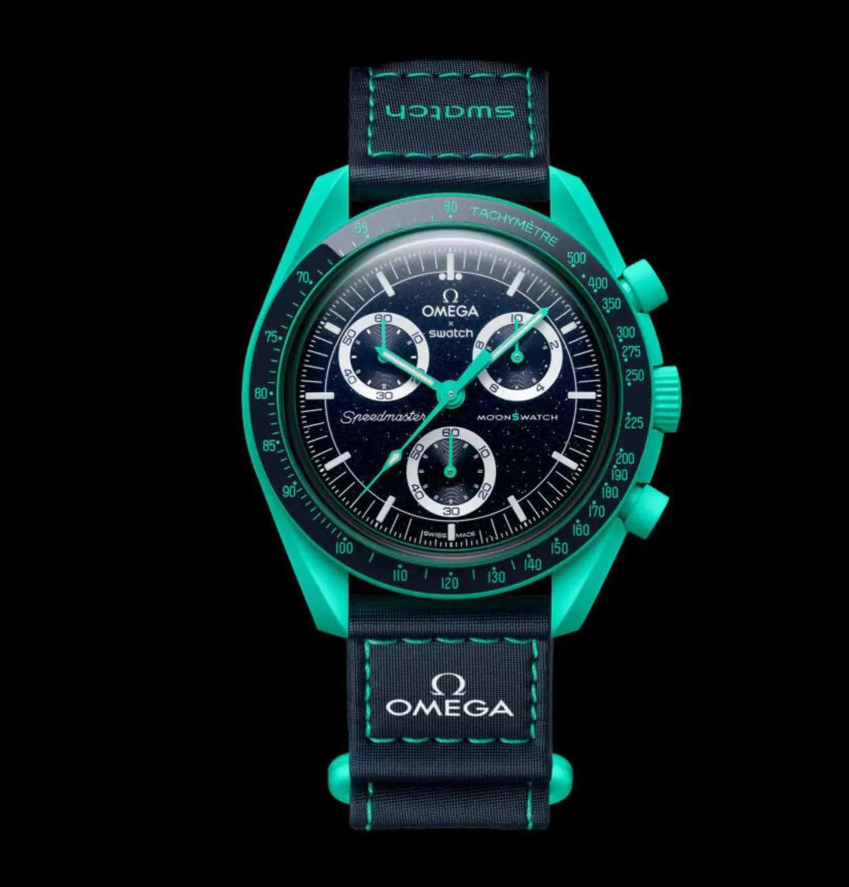 Swatch X Omega Bioceramic Moonswatch Mission On Earth - Polar Lights