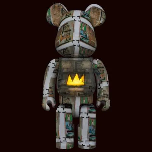 BEARBRICK 100% 400% JEAN-MICHEL BASQUIAT KING PLEASURE