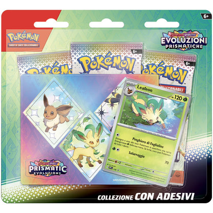 Pokémon Evoluzioni Prismatiche Collezione con Adesivo - ITA