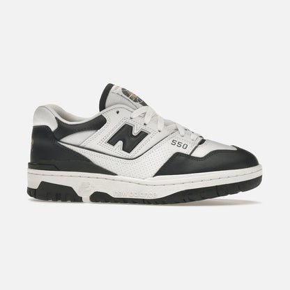 new balance 550 white dark green