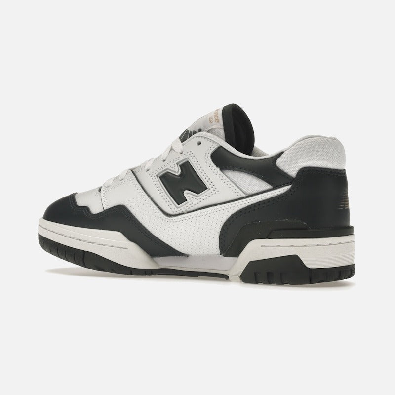 new balance 550 white dark green