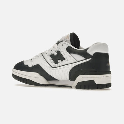 new balance 550 white dark green