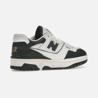 new balance 550 white dark green