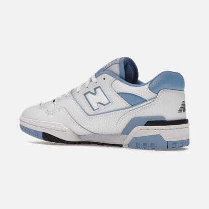 New Balance 550 Unc White University Blue