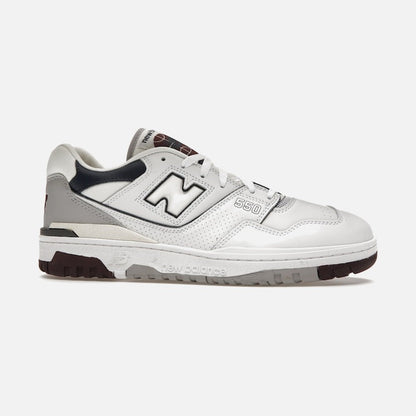 New balance 550 white natural indigo burgundy