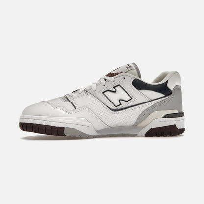 New balance 550 white natural indigo burgundy